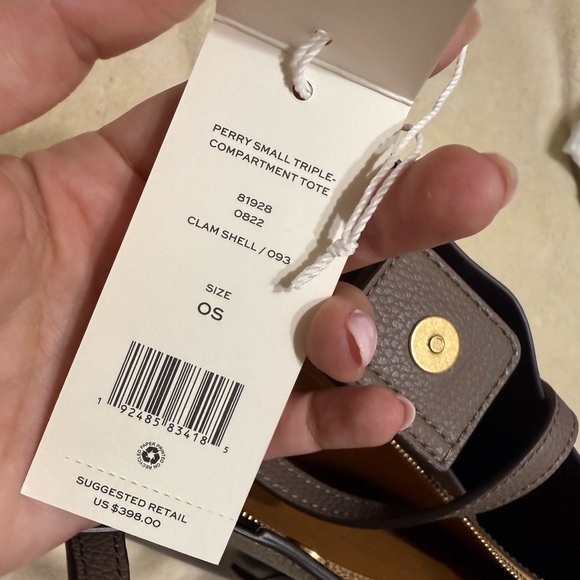 NWT Tory Burch Small Perry Triple-Compartment Tote Bag - Picture 6 of 9